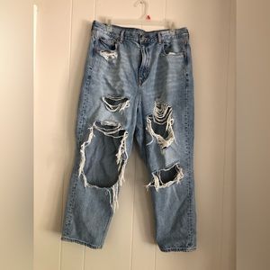 American Eagle Ripped Boyfriend Jeans